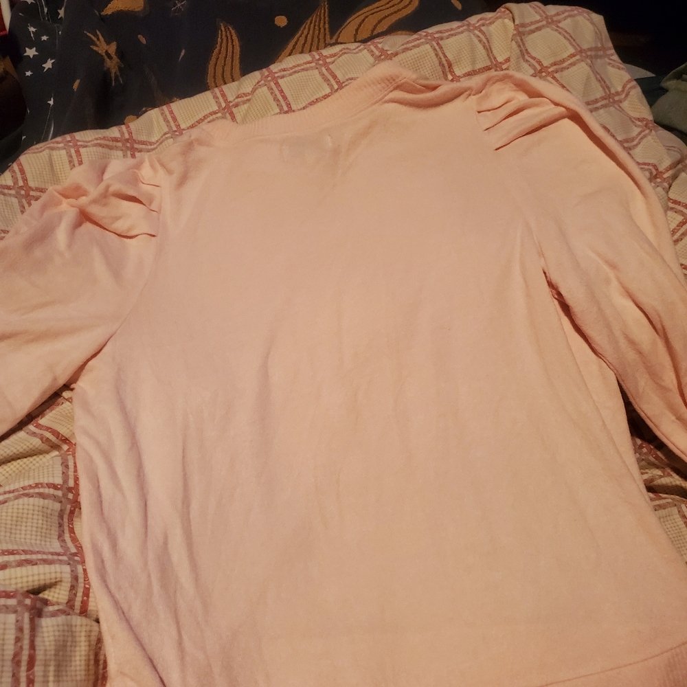 Peachy Pink Ruffle Sweater - Picture 9 of 14